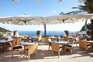 Terrace, Capri Tiberio Palace Hotel, Capri, Italy | Bown's Best
